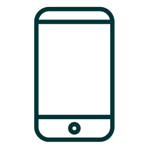 Phone icon to demonstrate the websites work on multiple devices